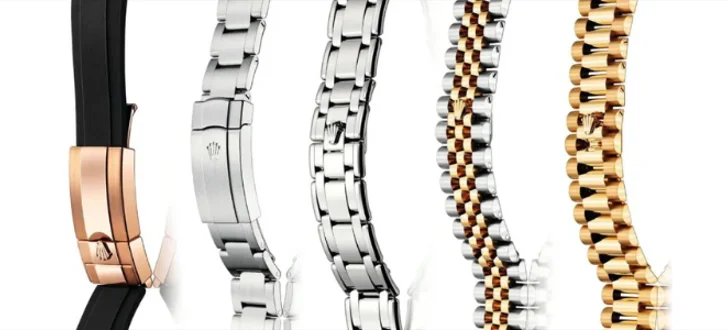 Solid link replica Rolex bracelet quality