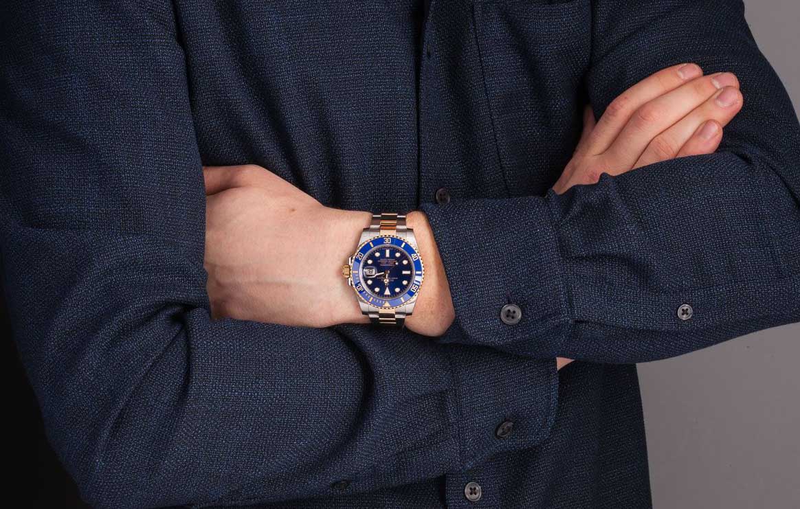 Superclone replica Rolex Submariner 116613LB Bluesy