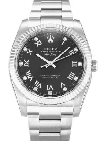 Rolex Air-King aviation heritage black dial