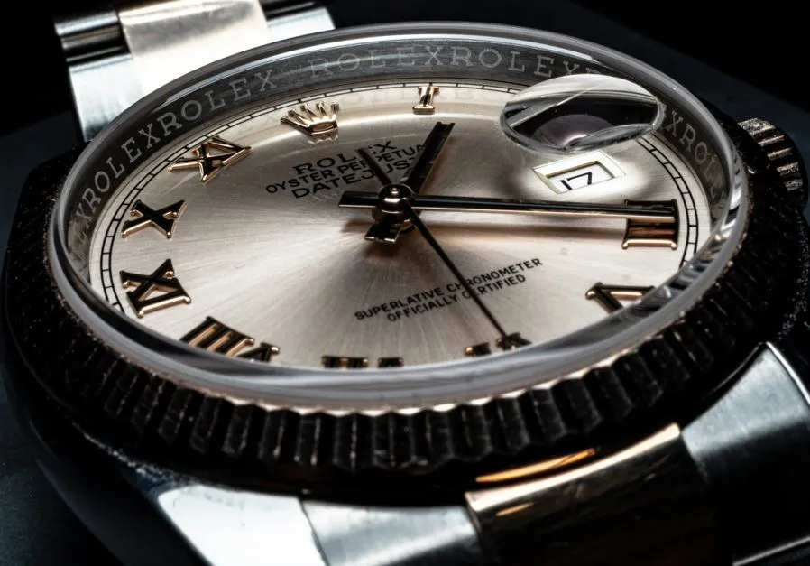 Rolex Datejust bezel options close up