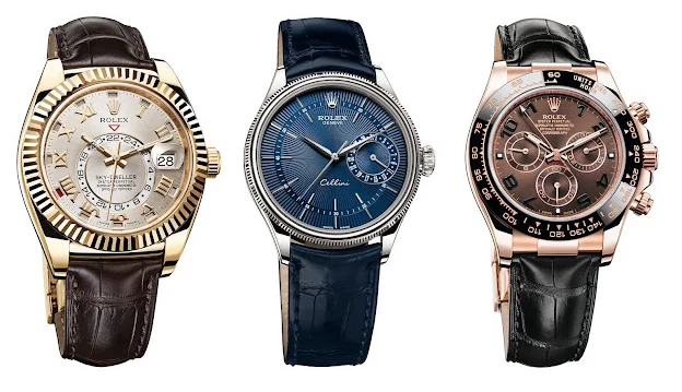 Rolex leather strap options and styles