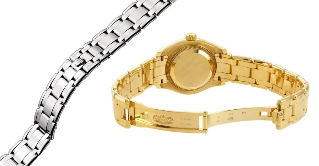Rolex Pearlmaster bracelet jewelry watch