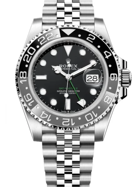 GMT-Master II Bruce Wayne super clone on Jubilee bracelet