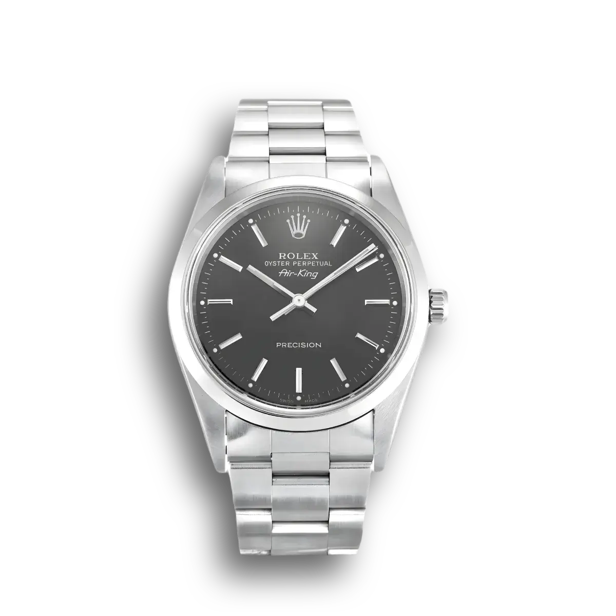 Rolex Air-King 14000 miyota replica salmon dial — front view