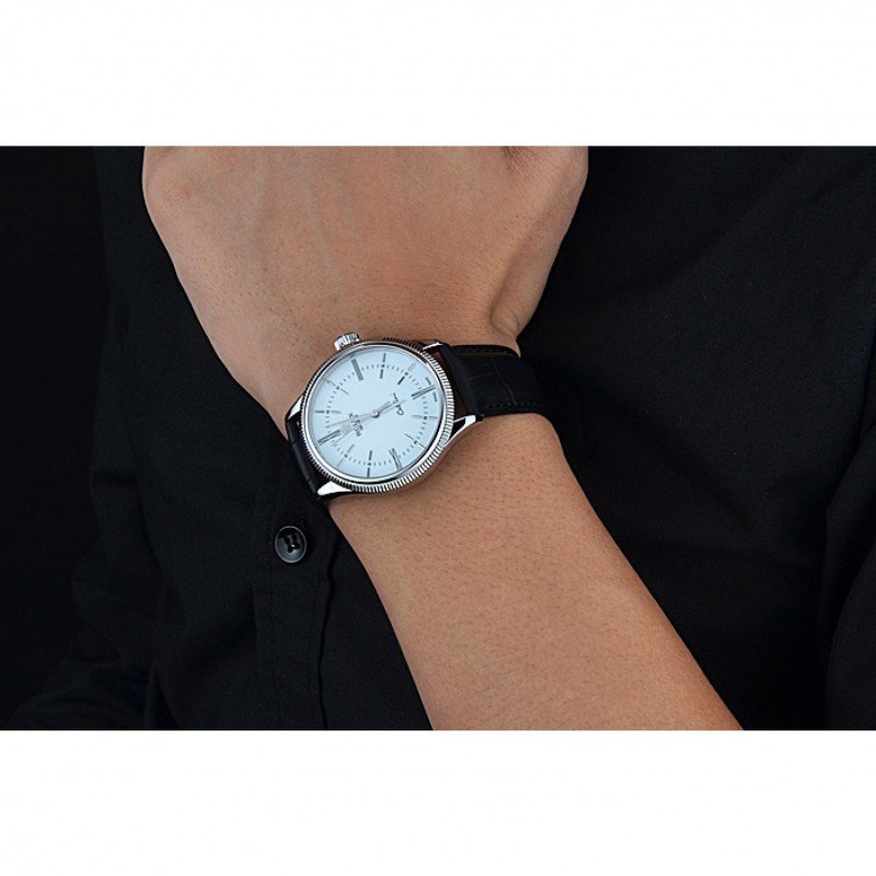 Cellini 622653 rolex copy white dial — angled view
