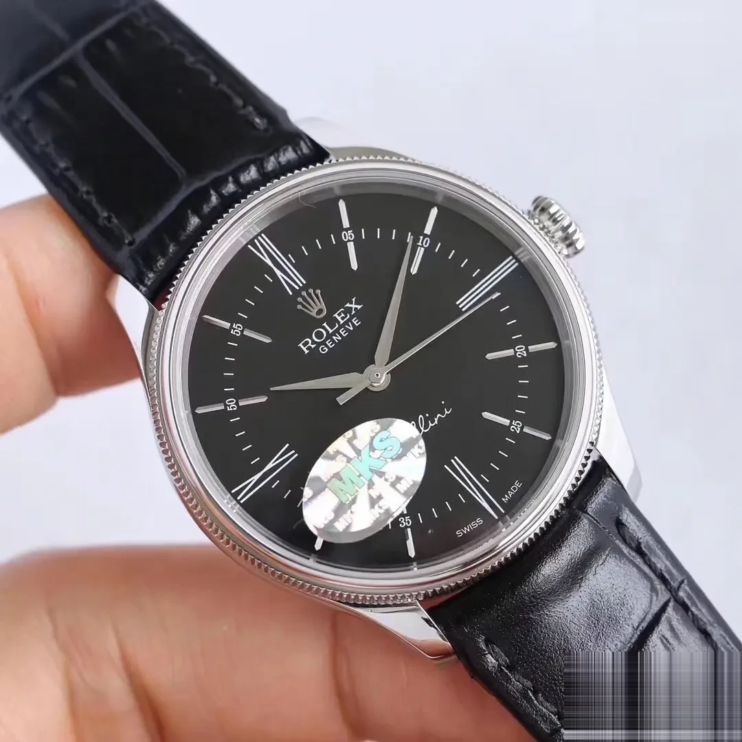 Rolex Cellini 50509 miyota replica 39mm — dial close-up