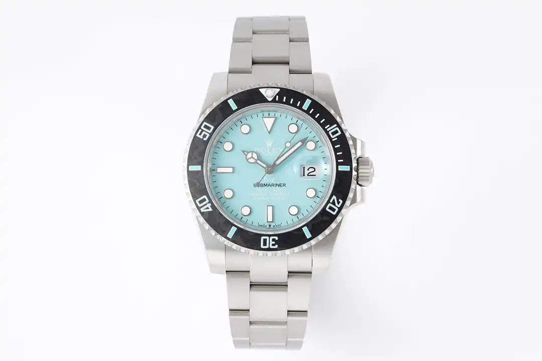 Submariner 116610LN rolex copy 40mm — dial close-up