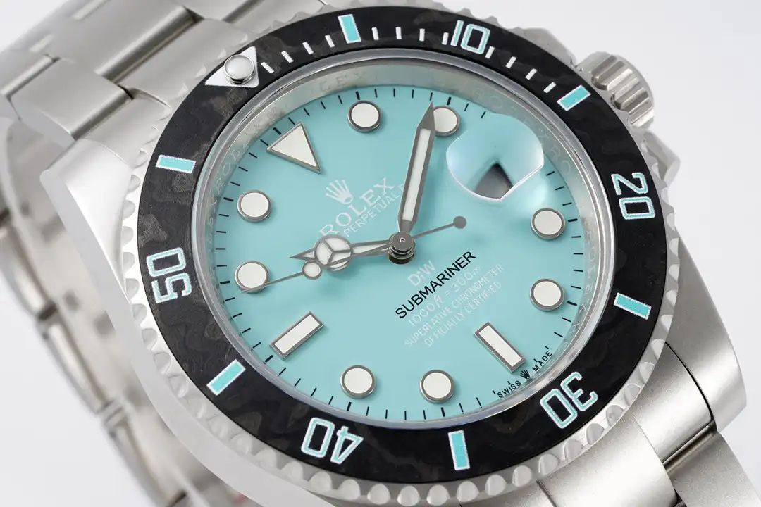 Submariner 116610LN japanese automatic replica tiffany blue dial — caseback detail