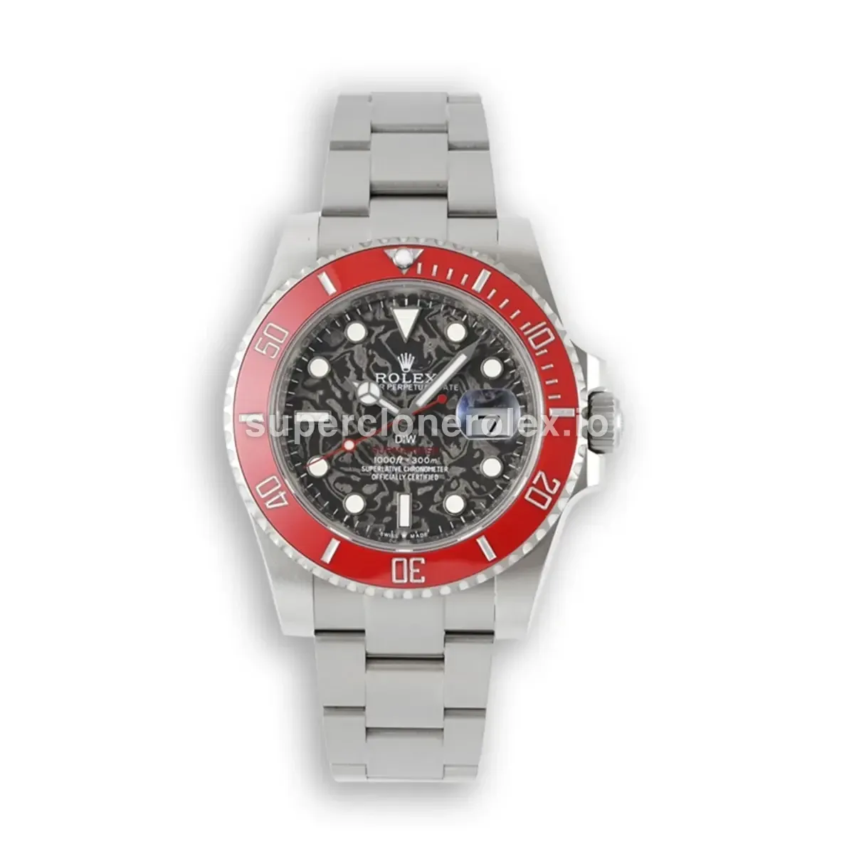 Submariner 116610LN rolex replica jupiter black dial — front view