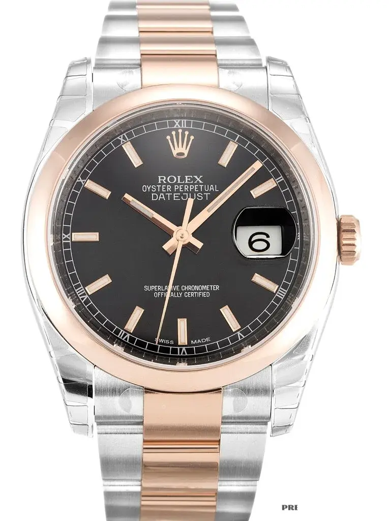 Rolex Datejust 116201 replica 36mm — dial close-up