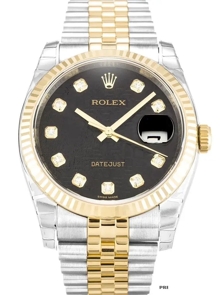 Rolex Datejust 116233 miyota replica 36mm — dial close-up