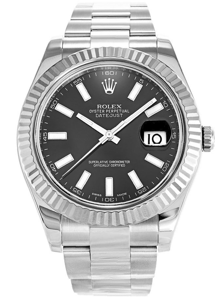 Datejust 116334 rolex replica 41mm — dial close-up