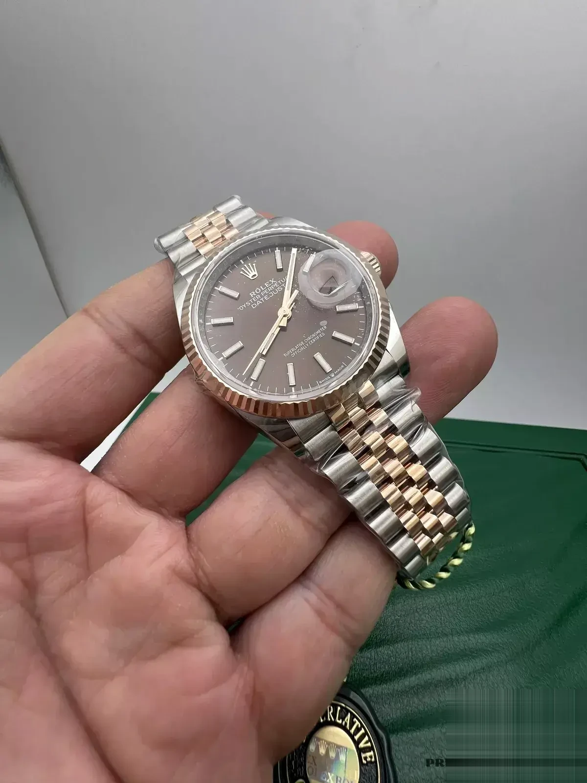 Datejust 126231 rolex replica 36mm — dial close-up