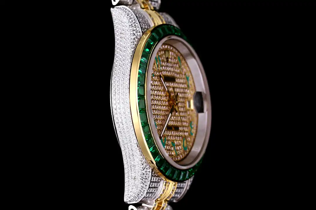 Rolex Datejust 126300 replica 41mm — crown and case detail