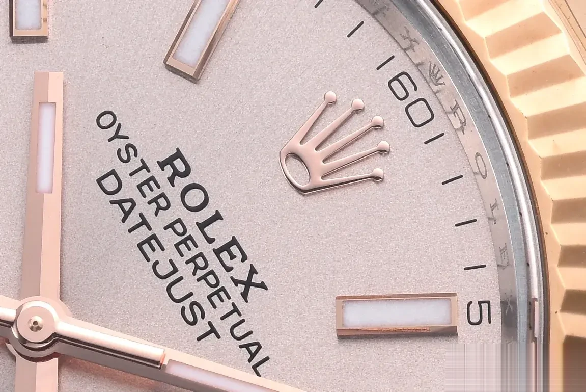 Datejust 126331 japanese automatic replica black dial — angled view