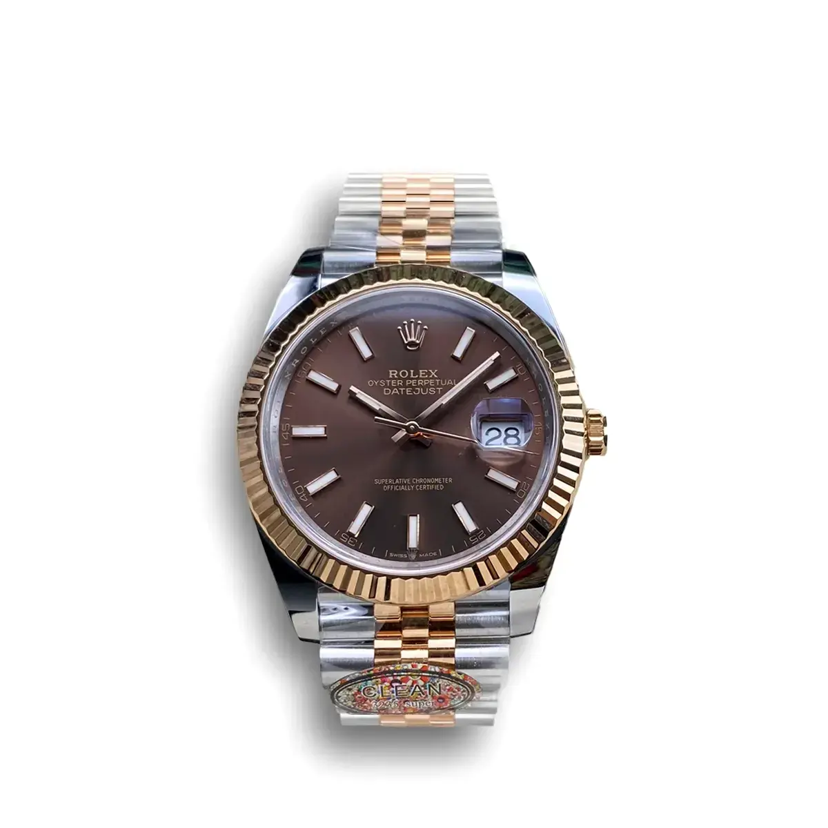 Datejust 126331 japanese automatic replica chocolate dial — front view