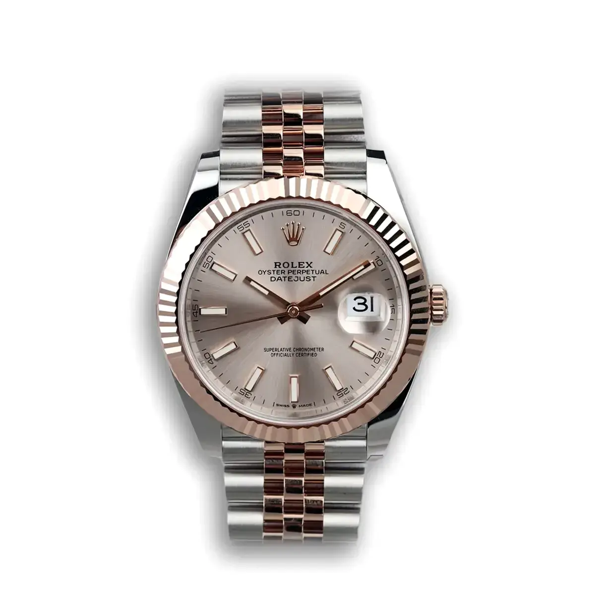 Rolex Datejust 126331 41mm Gold Dial replica watch