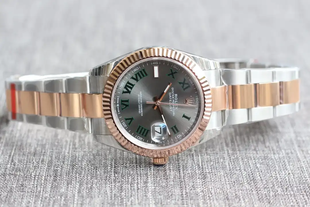 Datejust 126331 japanese automatic replica 36mm — crown and case detail