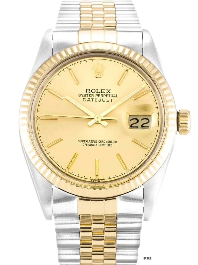 Rolex Datejust 16013 replica 36mm — dial close-up