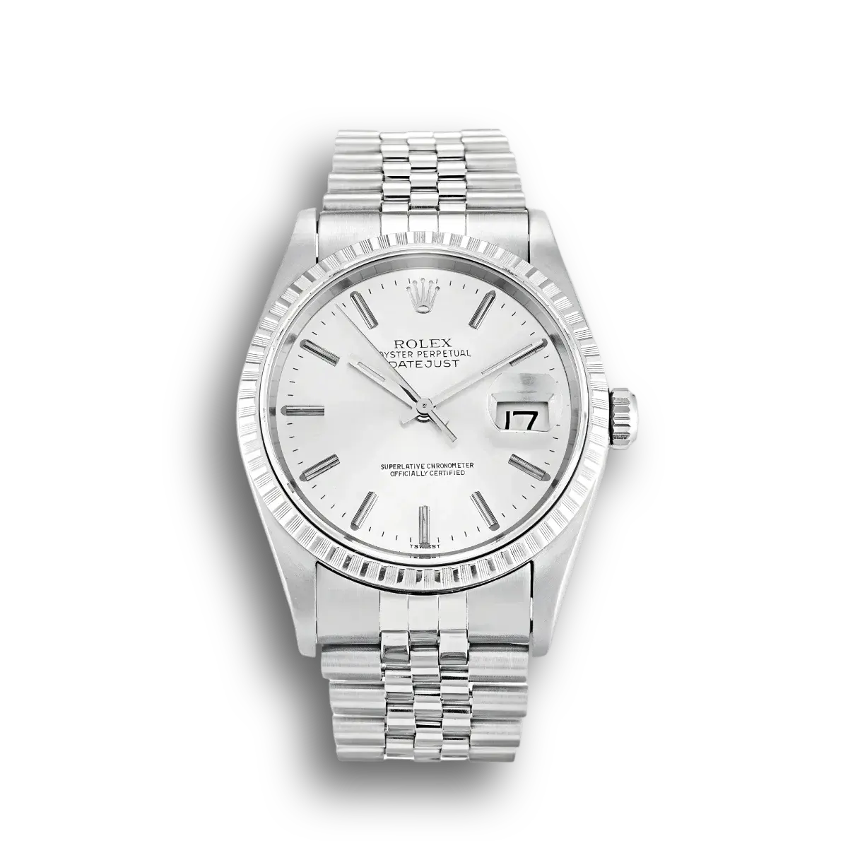 Rolex Datejust 16220 - 36mm White Dial Steel Watch replica watch