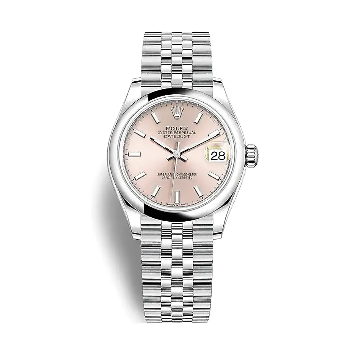 Rolex Datejust 278240 31mm Pink Dial Steel Watch replica watch
