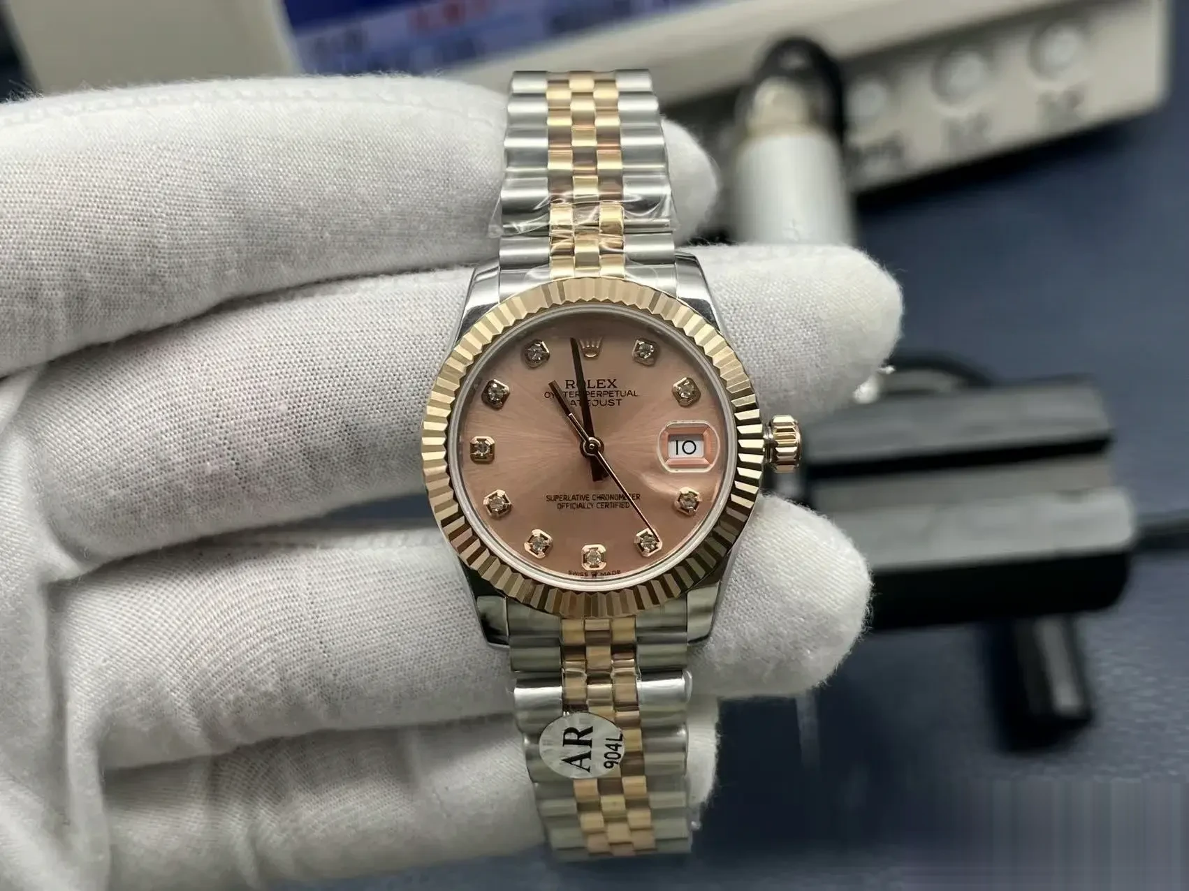 Rolex Datejust 278271 replica — side profile