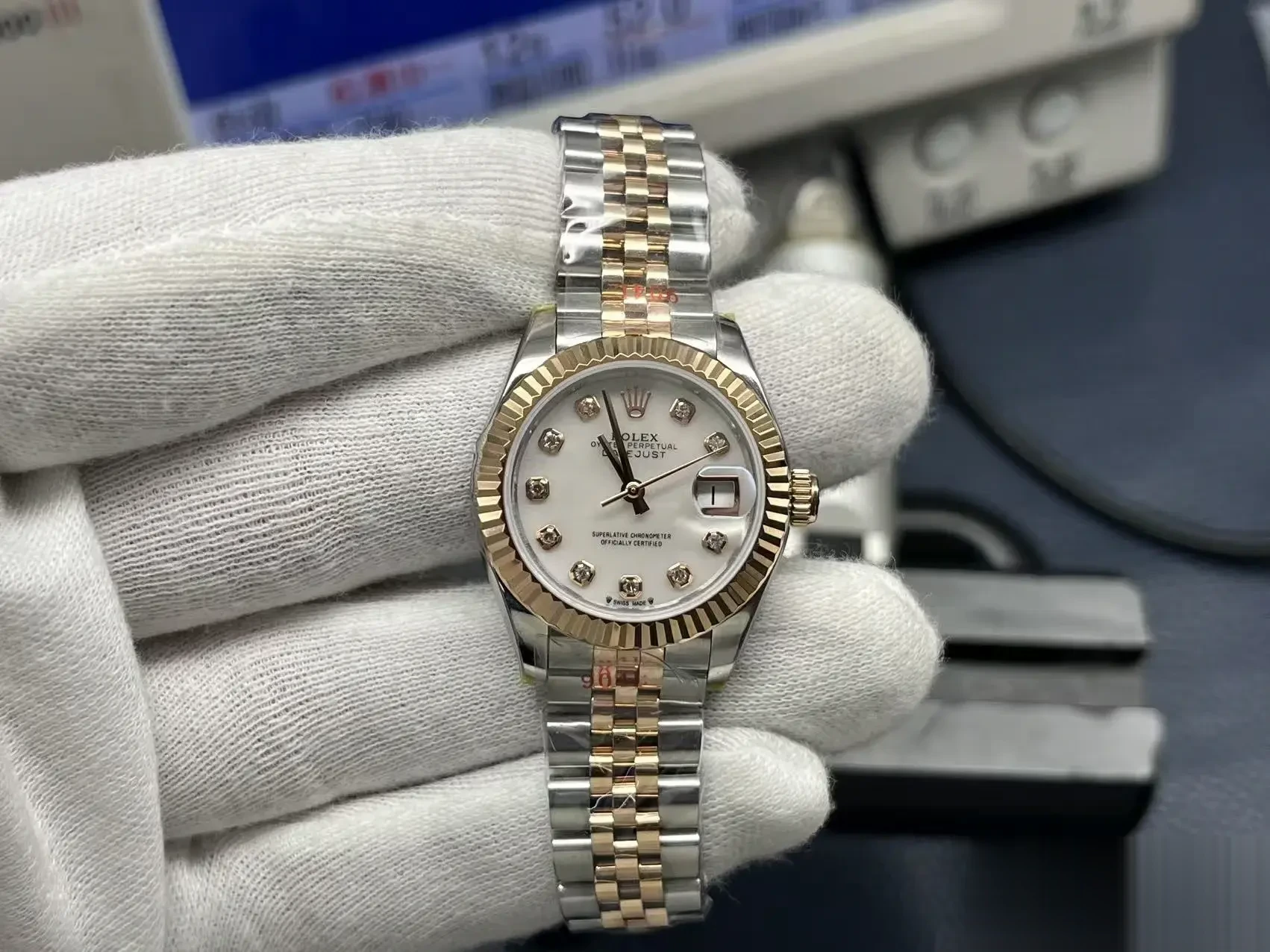 Rolex Datejust 279171 rolex clone — side profile