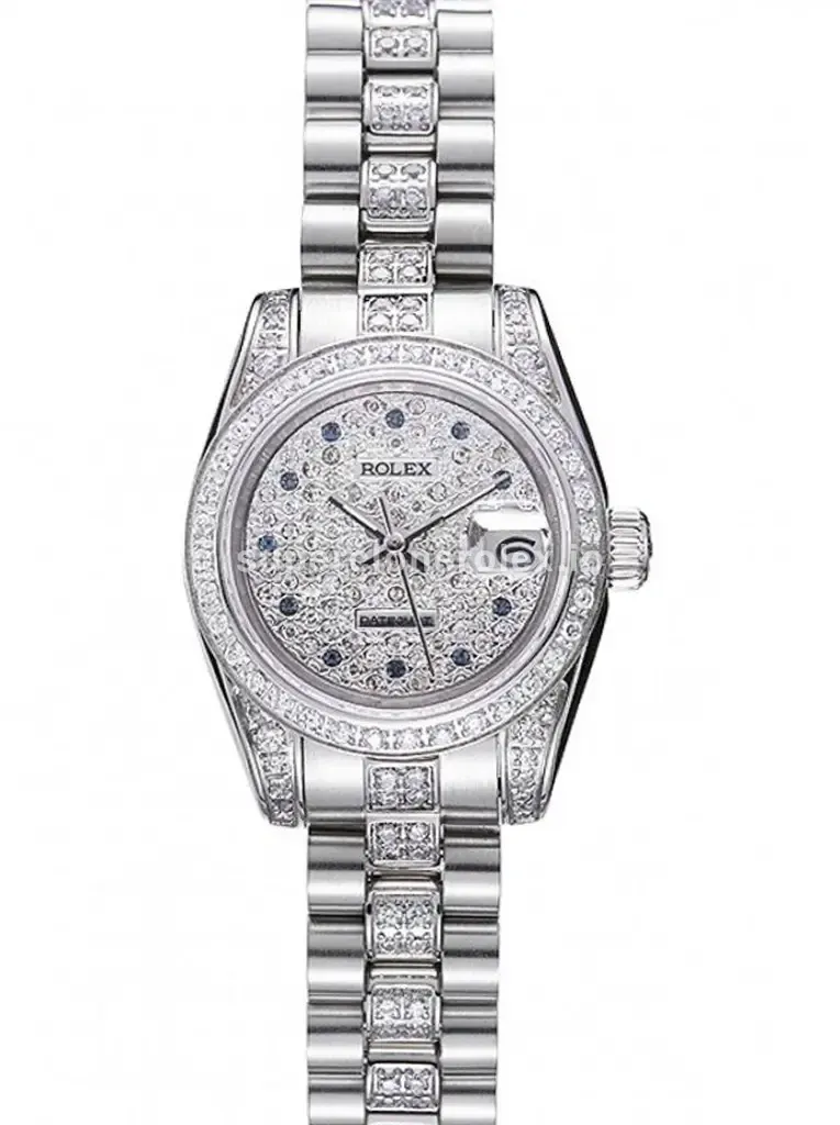 Datejust 622021 japanese automatic replica silver dial — front view
