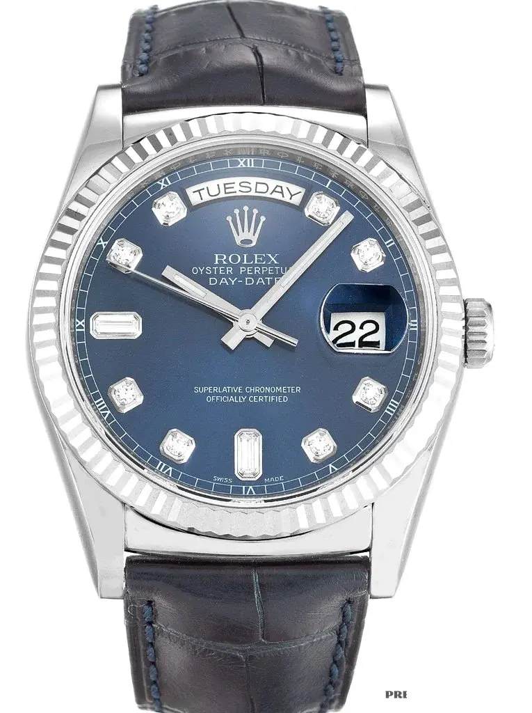 Day-Date 118139 japanese automatic replica 36mm — dial close-up