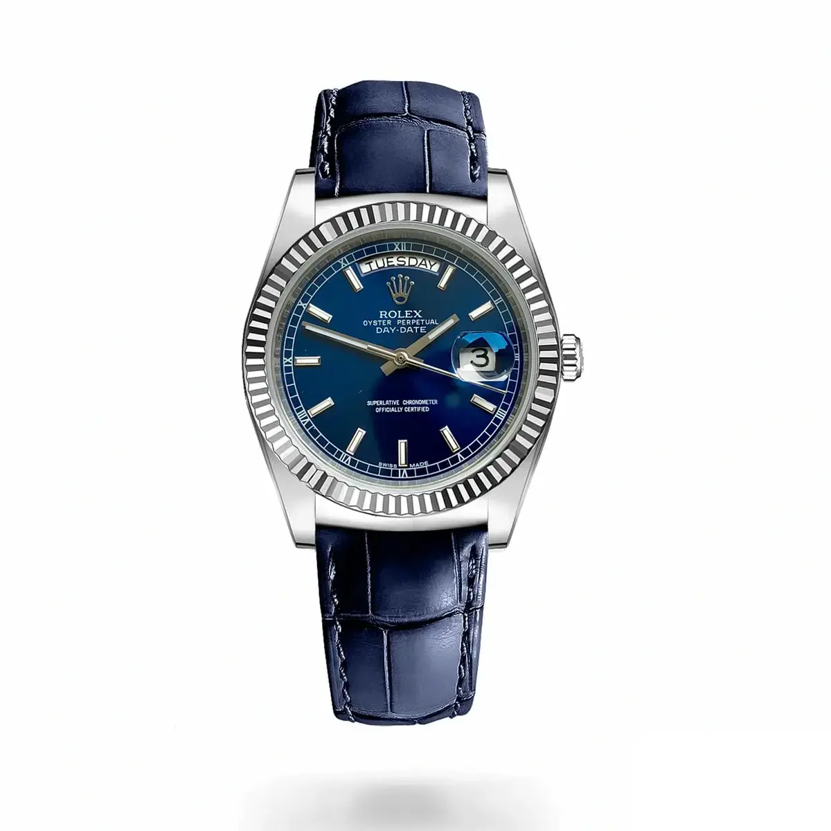 Rolex Day-Date 118139HR 36mm Blue Dial replica watch