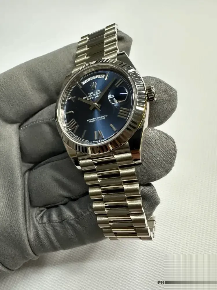 Rolex Day-Date 126331 replica 41mm — dial close-up
