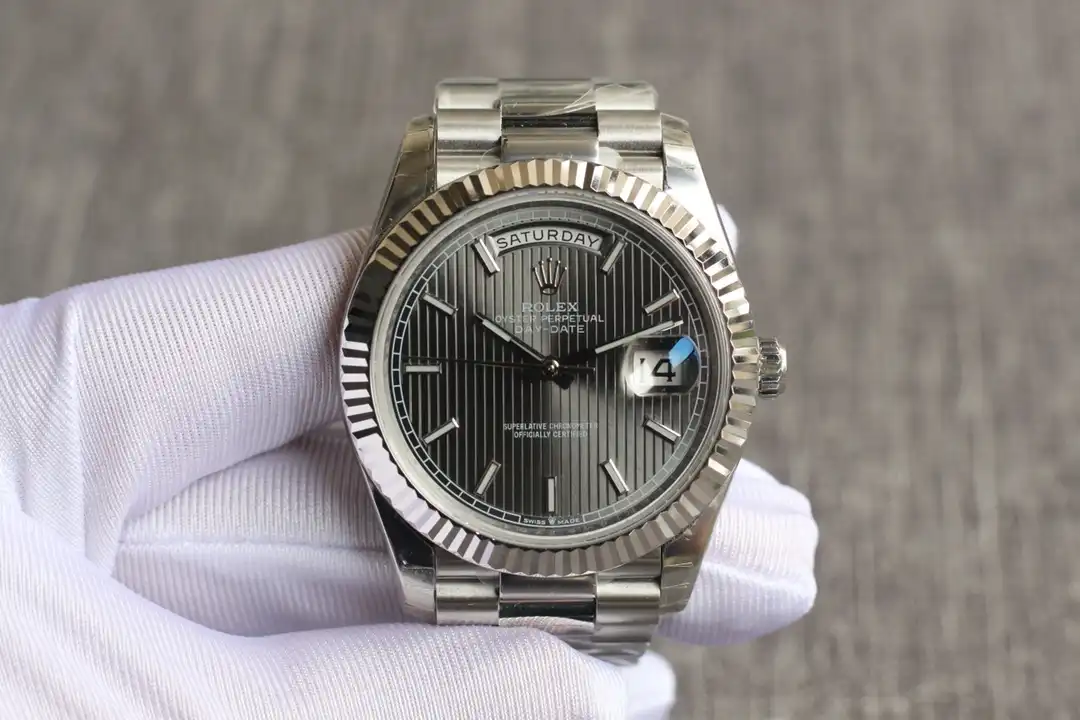 Day-Date 41985 rolex replica 36mm — wrist shot