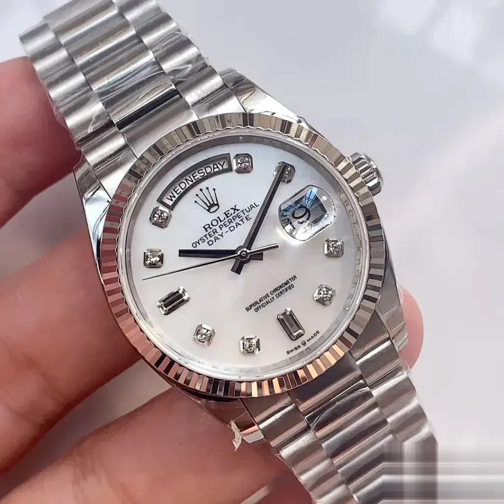 Rolex Day-Date 41985 rolex clone 36mm — wrist shot