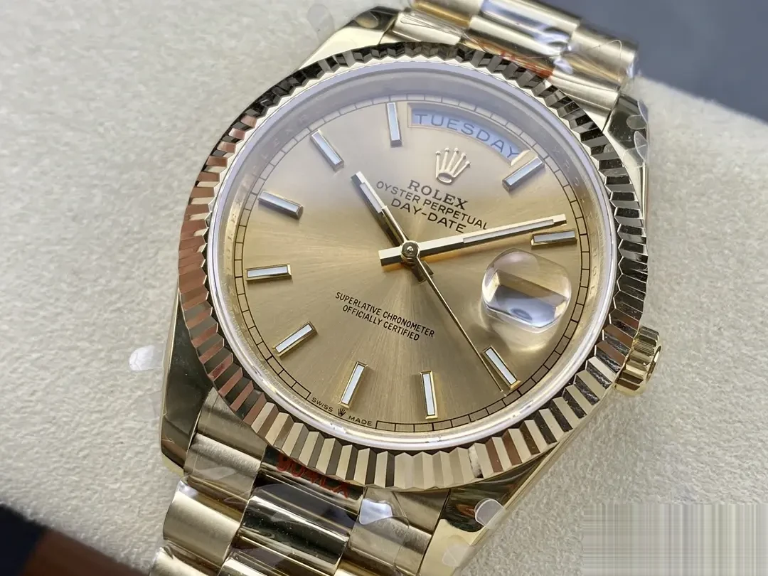 Day-Date 228238 japanese automatic replica 40mm — dial close-up