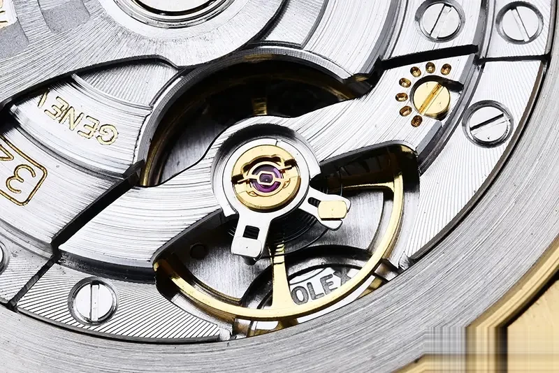 Day-Date 228238 rolex copy — bezel macro