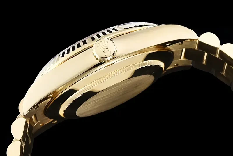 Rolex Day-Date 228238 rolex clone 40mm — crown and case detail