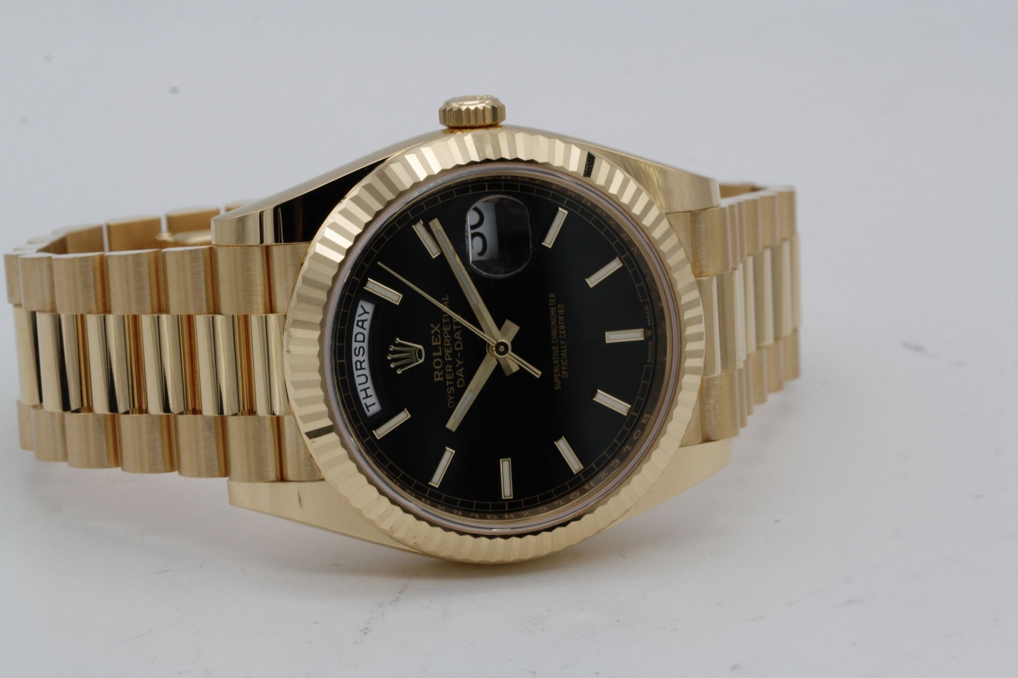 Rolex Day-Date 228238 replica — bracelet detail