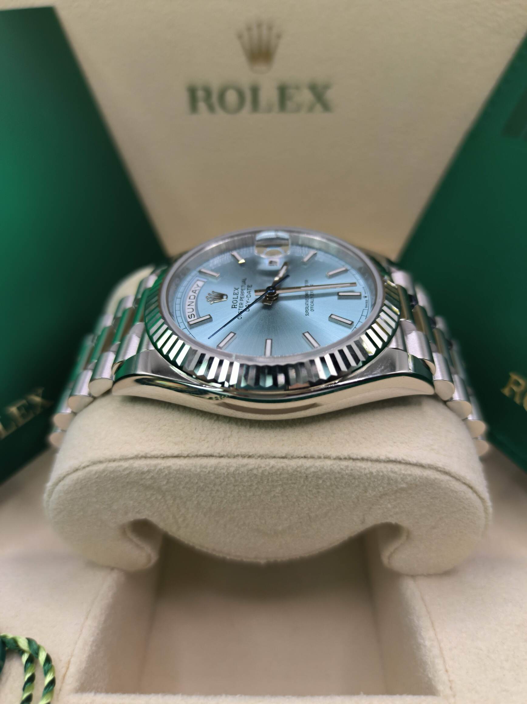 Day-Date 228236 rolex copy 40mm — wrist shot