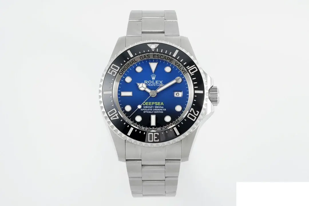Rolex Deepsea 126660 replica black dial — angled view