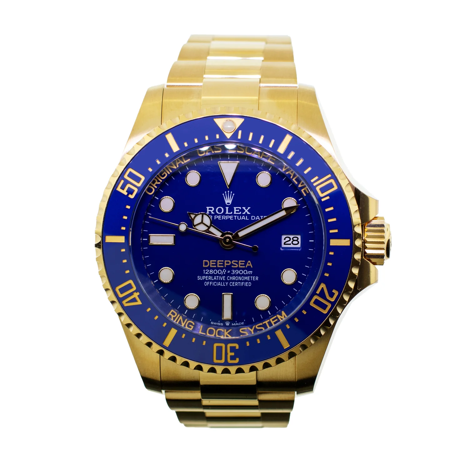 Rolex Deepsea 136668LB miyota replica — side profile