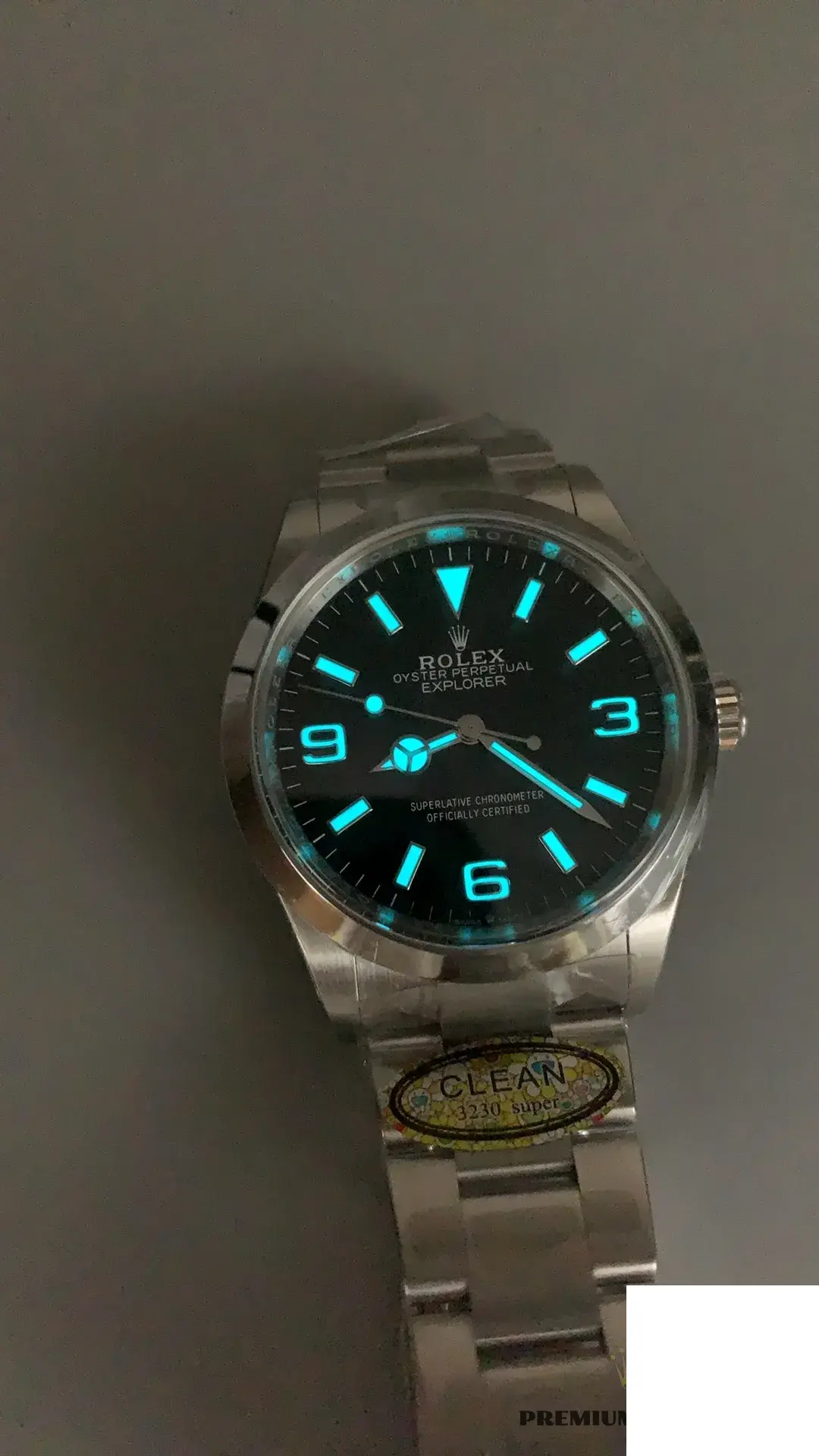 Explorer 124270 japanese automatic replica — bracelet detail