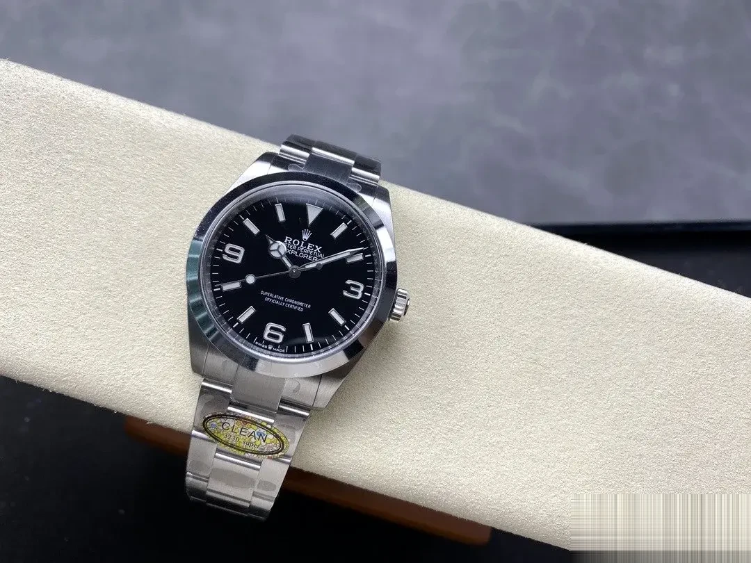 Rolex Explorer 224270 miyota replica 40mm — dial close-up