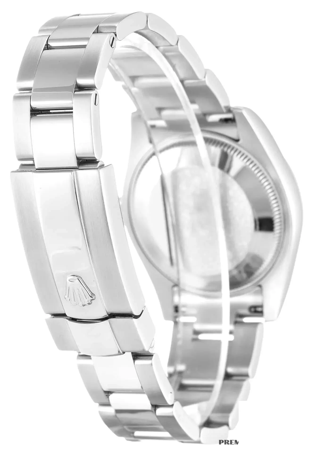 Lady-Datejust 178240 japanese automatic replica silver dial — caseback detail