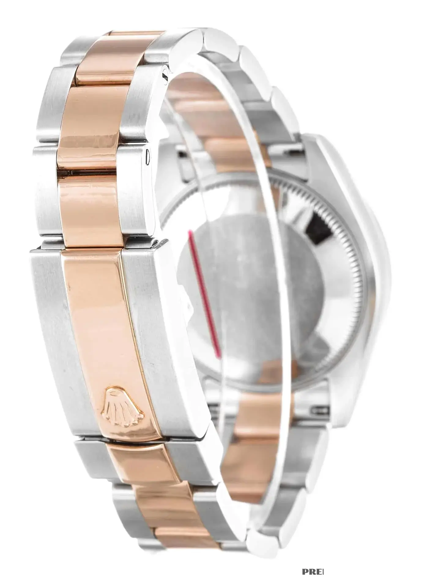 Rolex Lady-Datejust 178341 replica chocolate dial — caseback detail