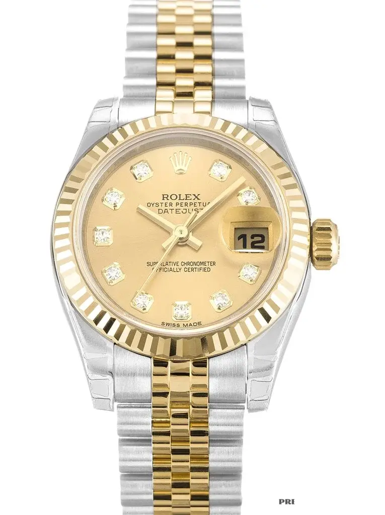 Rolex Lady-Datejust 179173 miyota replica 26mm — dial close-up