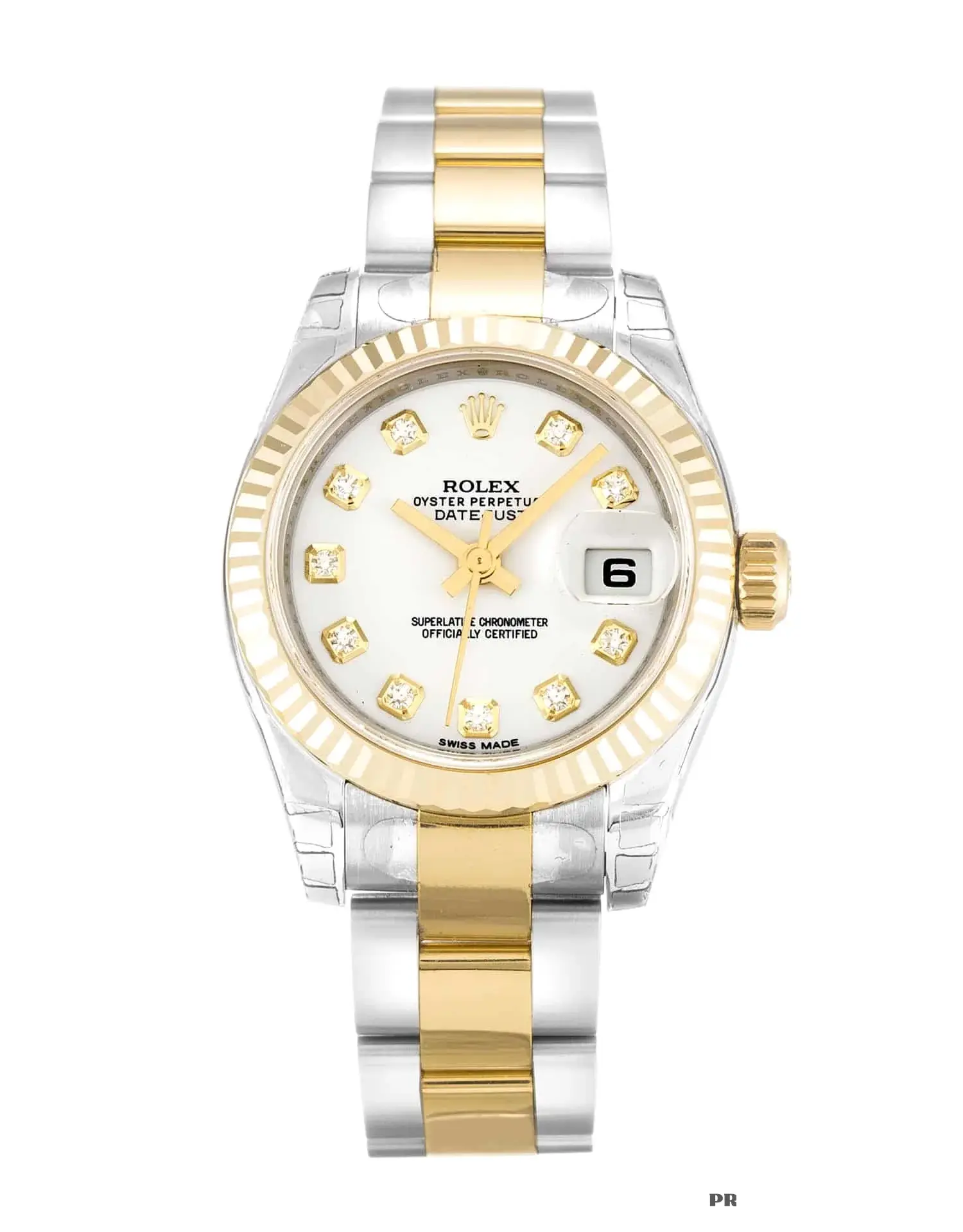 Rolex Lady-Datejust 179173 miyota replica — side profile