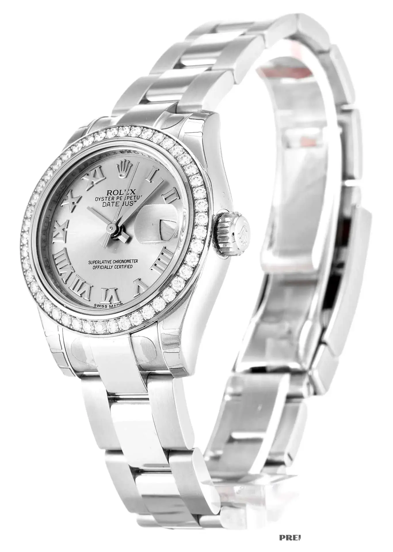 Rolex Lady-Datejust 179384 rolex clone — side profile