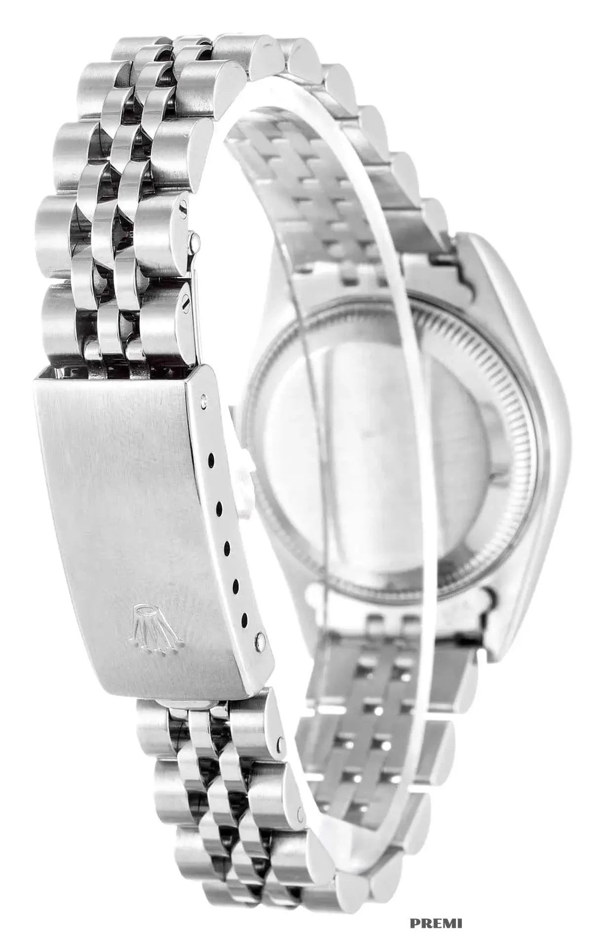 Rolex Lady-Datejust 69174 rolex clone white dial — caseback detail