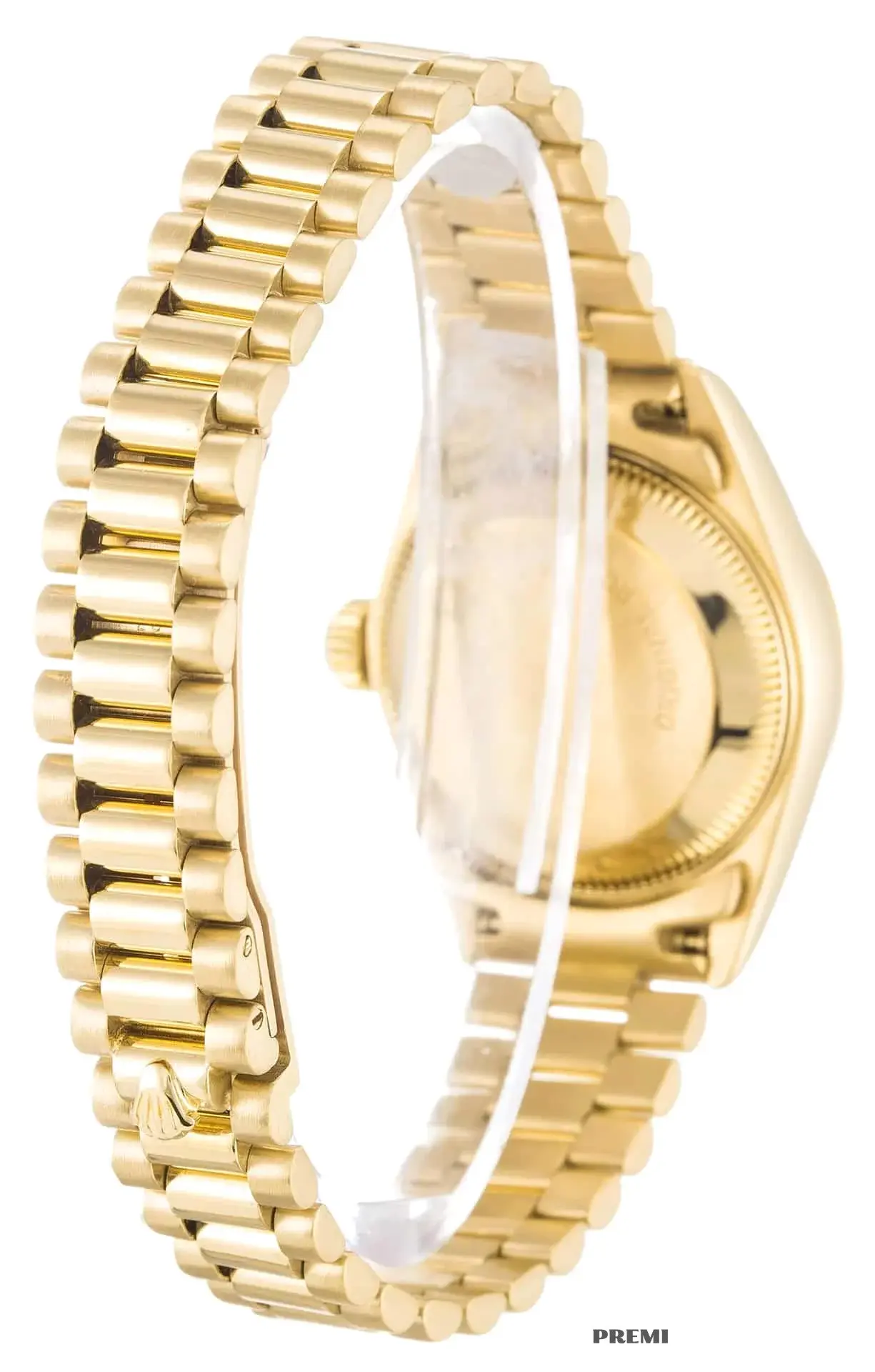 Rolex Lady-Datejust 69178 miyota replica champagne dial — caseback detail