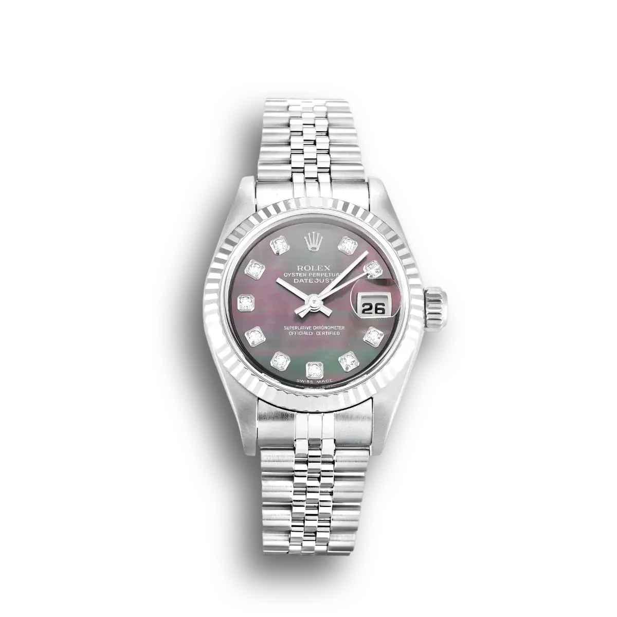 Rolex Lady-Datejust 79174 26mm Black Dial replica watch
